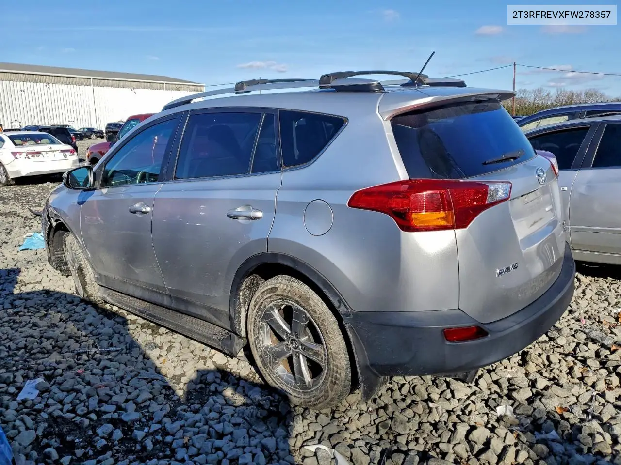 2T3RFREVXFW278357 2015 Toyota Rav4 Xle