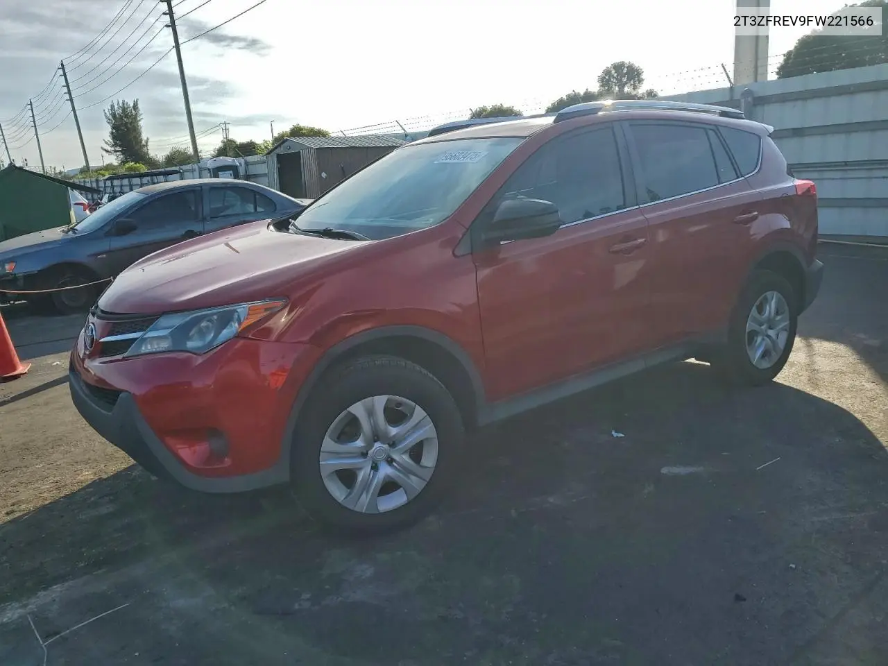 2T3ZFREV9FW221566 2015 Toyota Rav4 Le