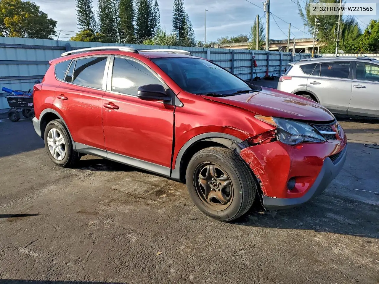 2T3ZFREV9FW221566 2015 Toyota Rav4 Le
