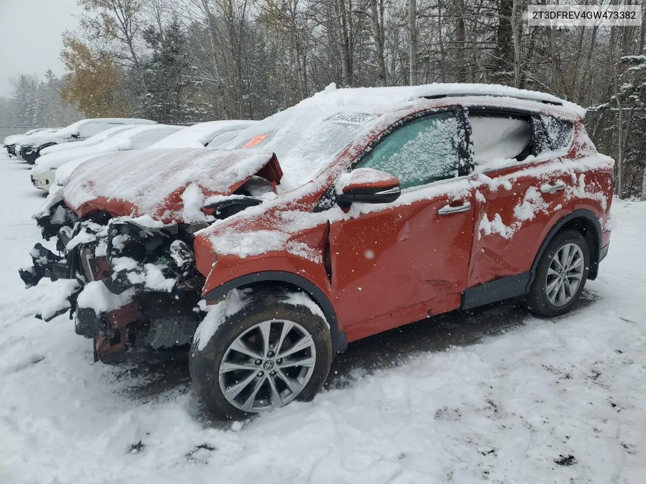 2T3DFREV4GW473382 2016 Toyota Rav4 Limited