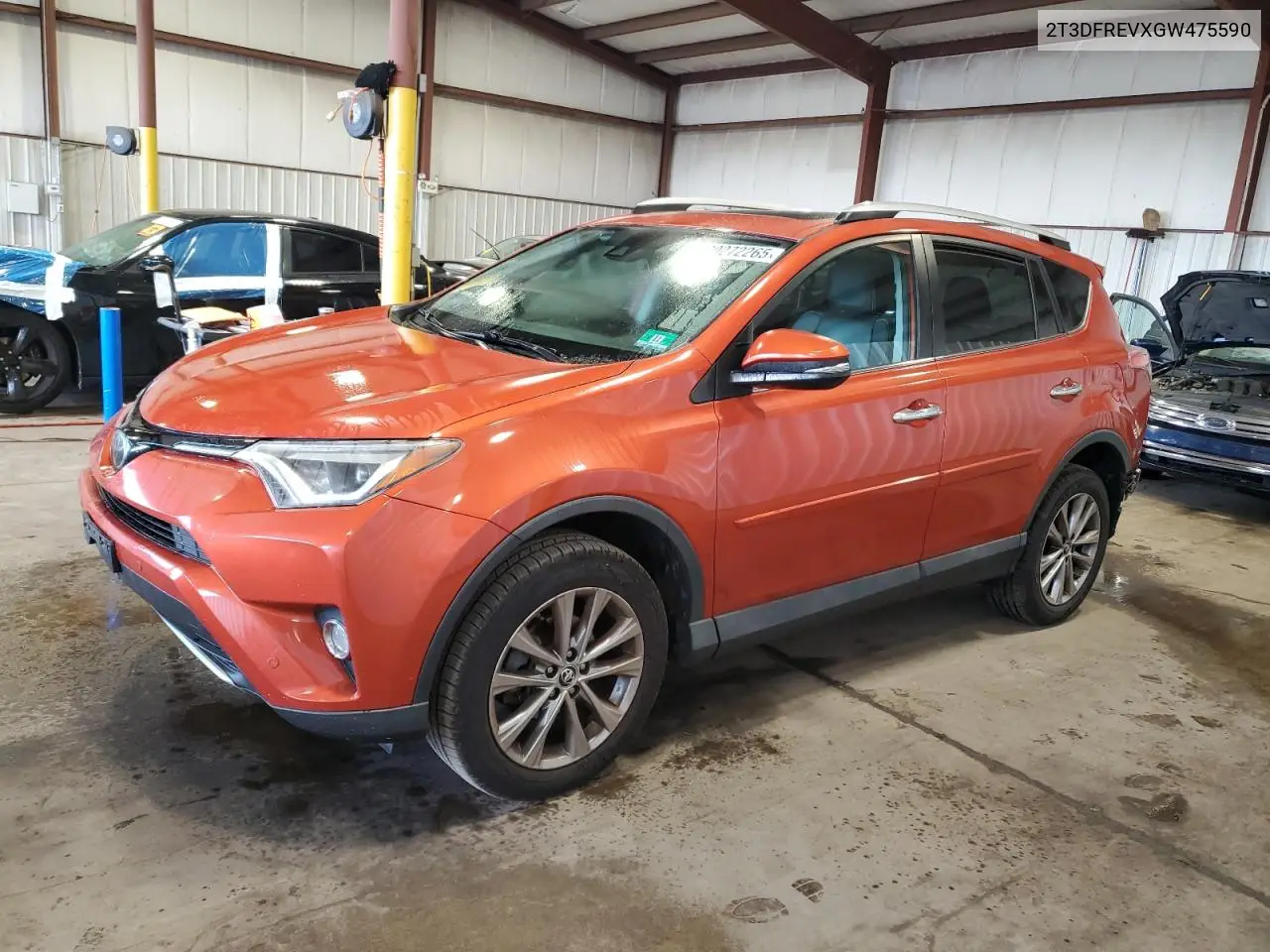 2T3DFREVXGW475590 2016 Toyota Rav4 Limited