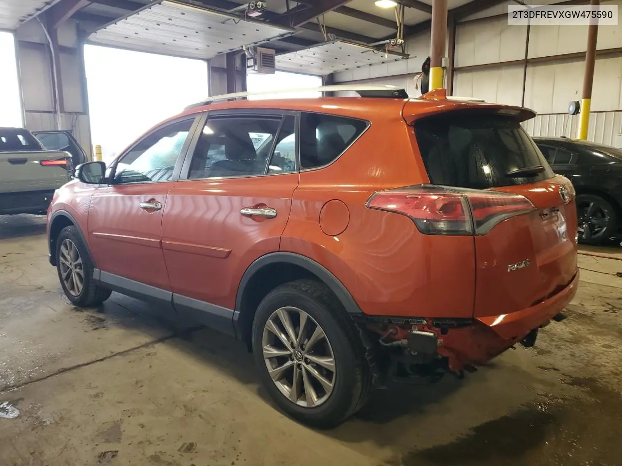 2T3DFREVXGW475590 2016 Toyota Rav4 Limited