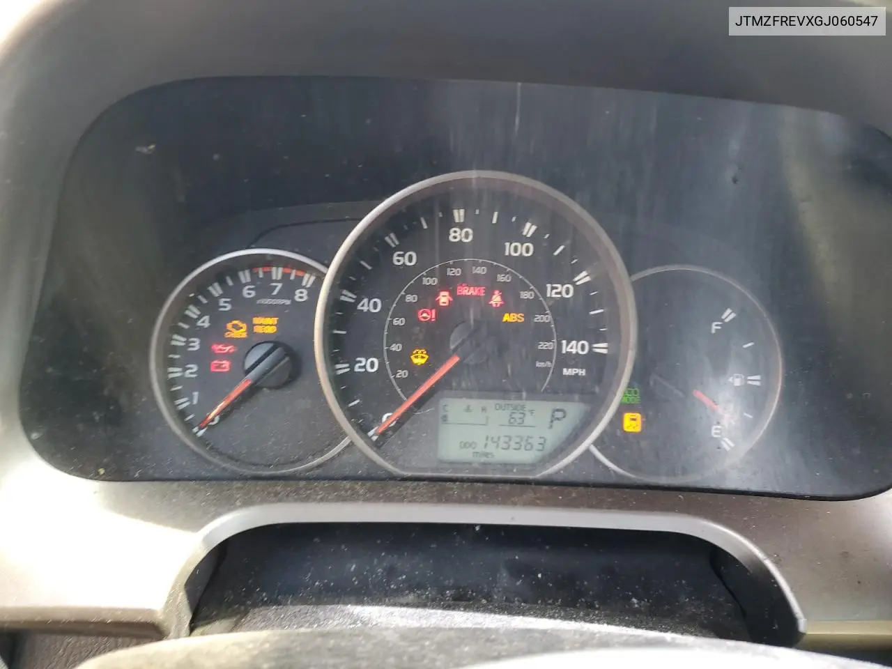 JTMZFREVXGJ060547 2016 Toyota Rav4 Le