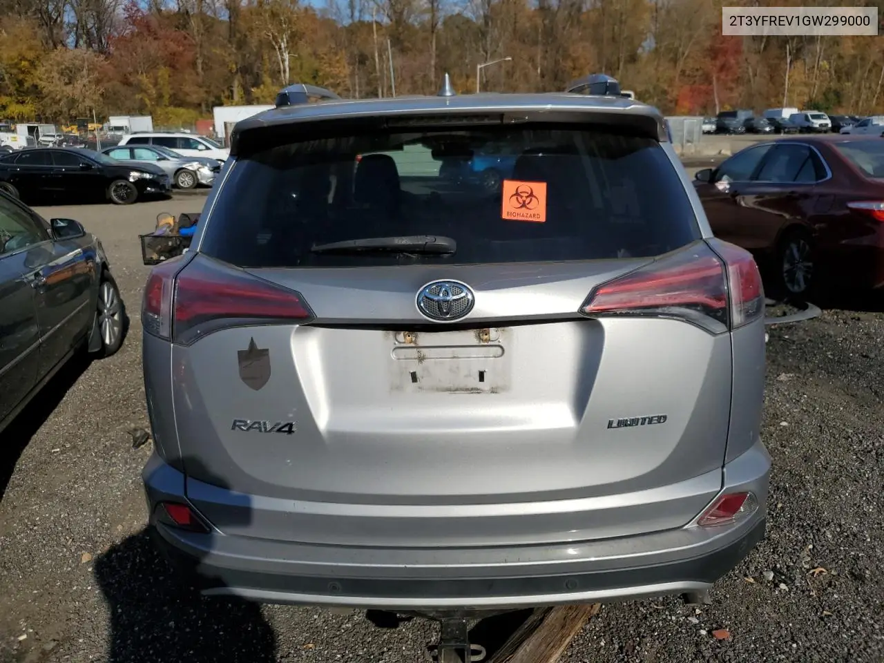 2T3YFREV1GW299000 2016 Toyota Rav4 Limited