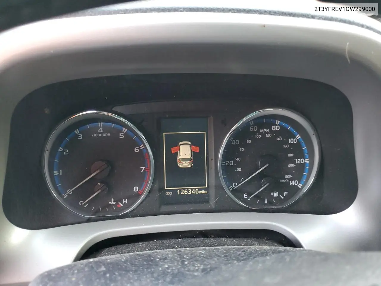 2T3YFREV1GW299000 2016 Toyota Rav4 Limited