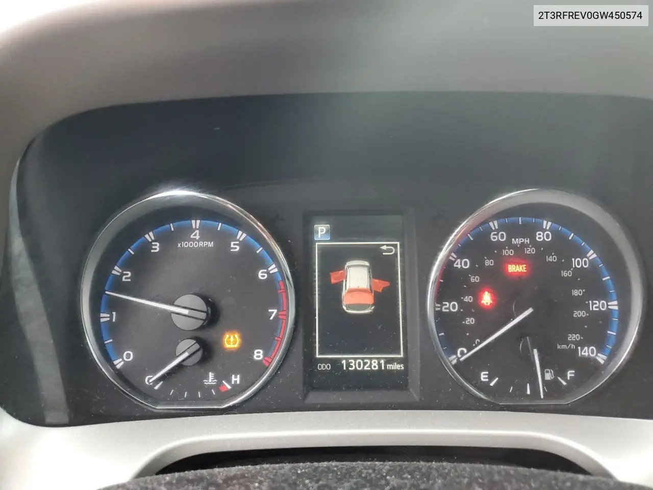 2T3RFREV0GW450574 2016 Toyota Rav4 Xle
