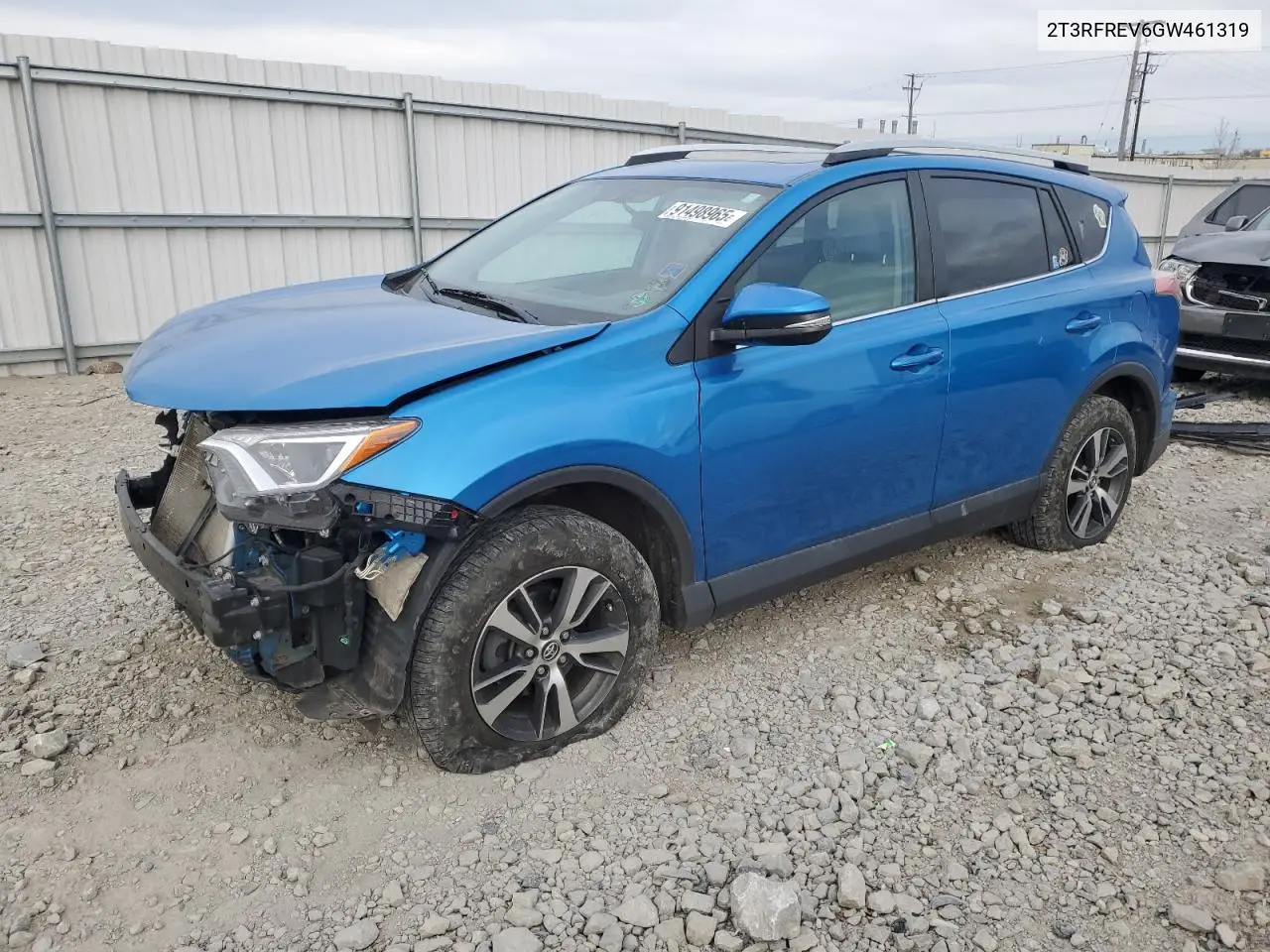 2T3RFREV6GW461319 2016 Toyota Rav4 Xle