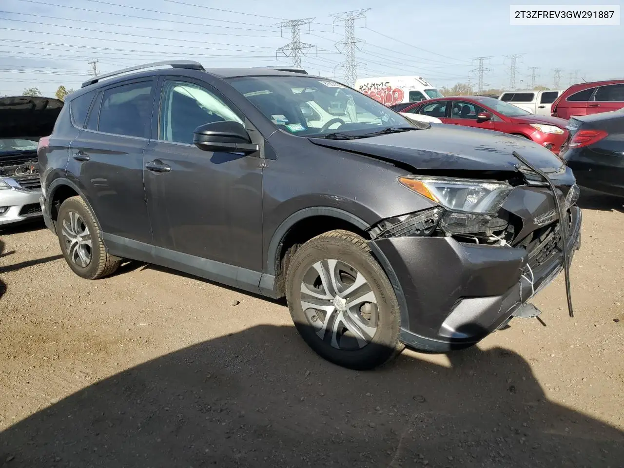 2T3ZFREV3GW291887 2016 Toyota Rav4 Le
