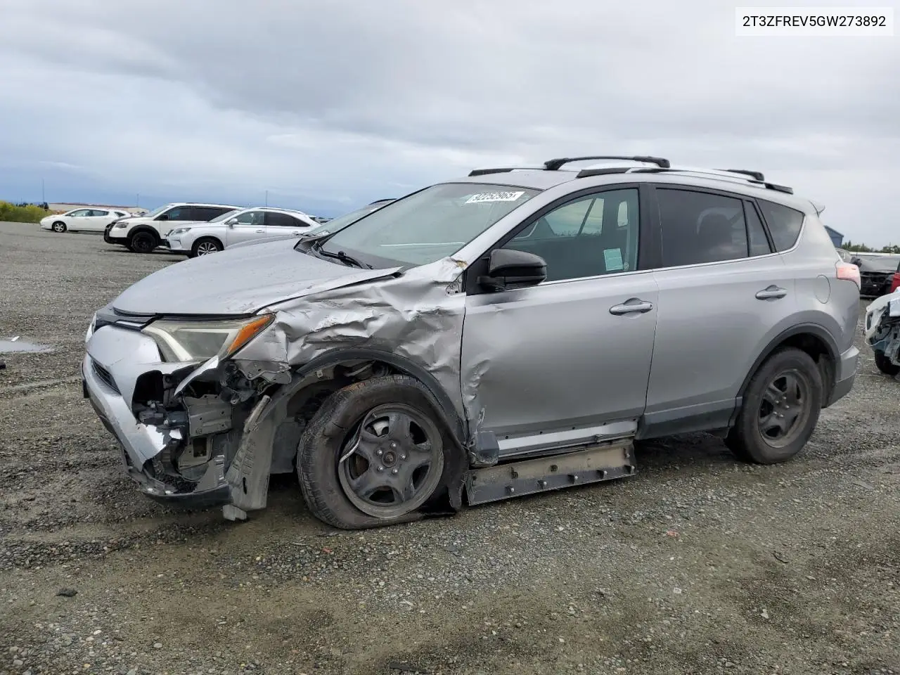 2T3ZFREV5GW273892 2016 Toyota Rav4 Le