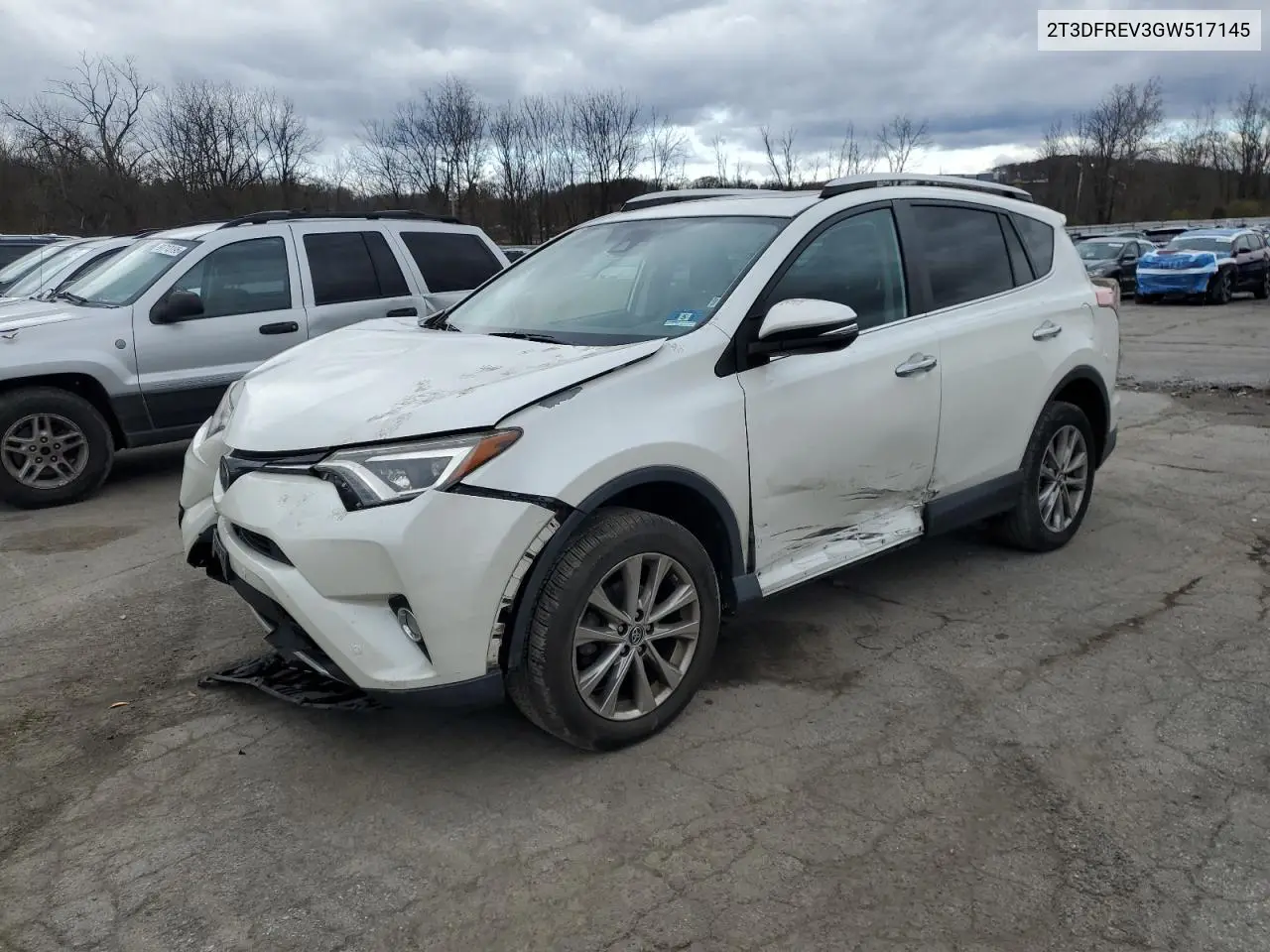 2T3DFREV3GW517145 2016 Toyota Rav4 Limited