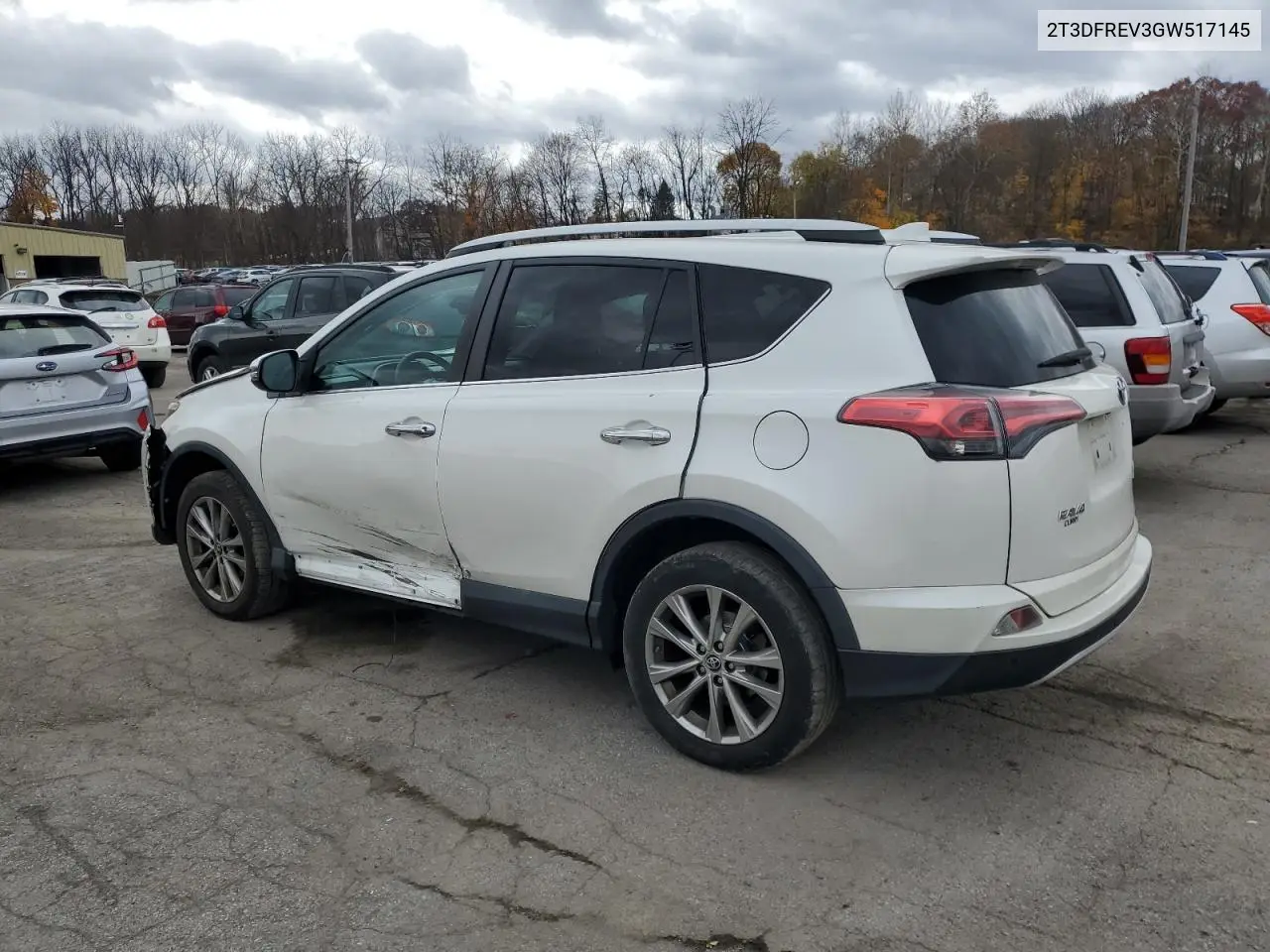 2T3DFREV3GW517145 2016 Toyota Rav4 Limited