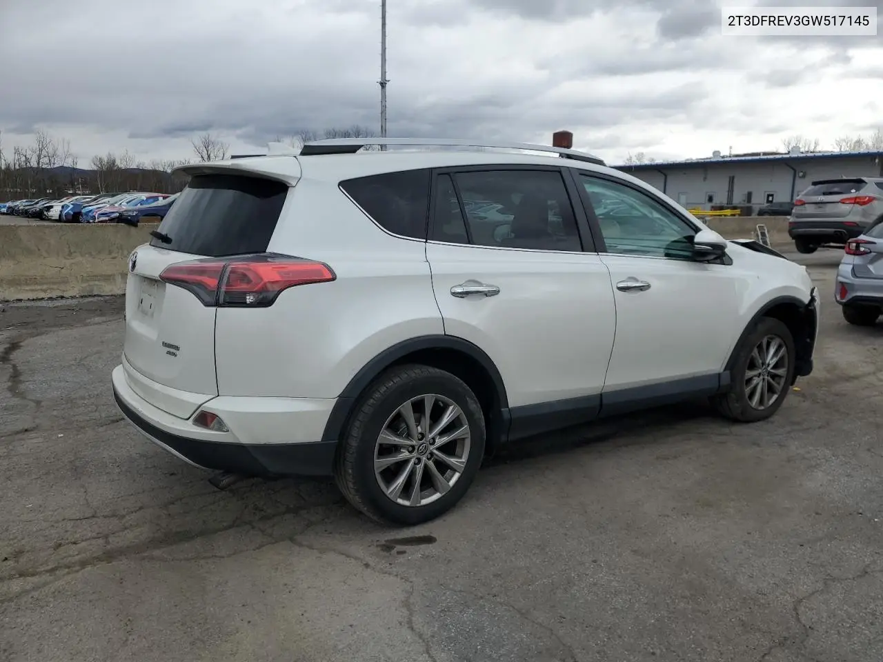 2T3DFREV3GW517145 2016 Toyota Rav4 Limited