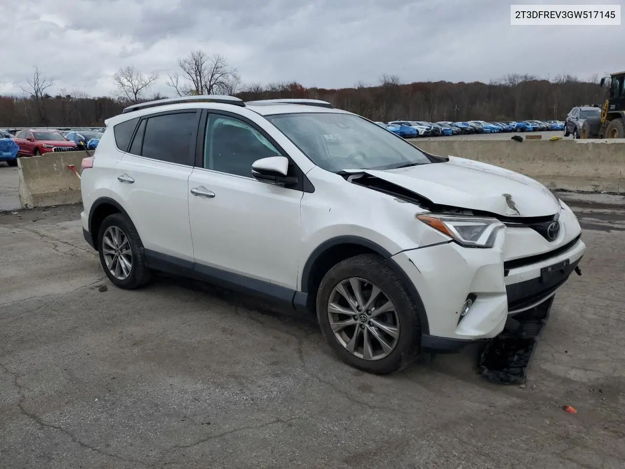 2T3DFREV3GW517145 2016 Toyota Rav4 Limited