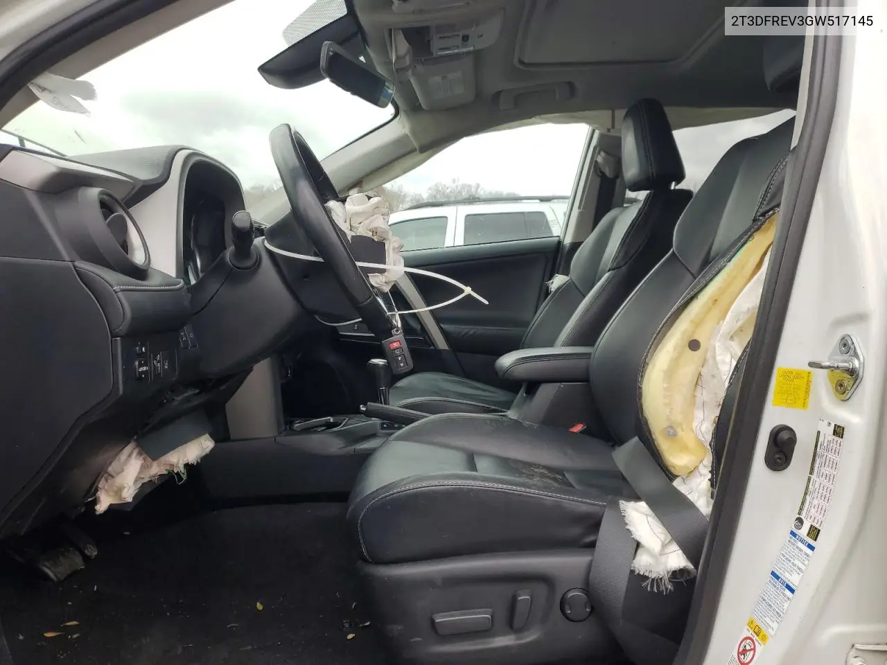 2T3DFREV3GW517145 2016 Toyota Rav4 Limited