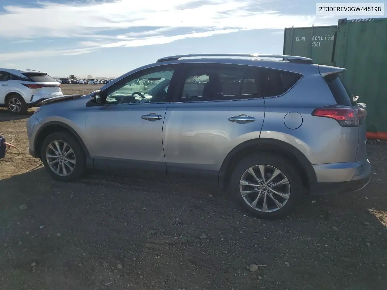 2T3DFREV3GW445198 2016 Toyota Rav4 Limited