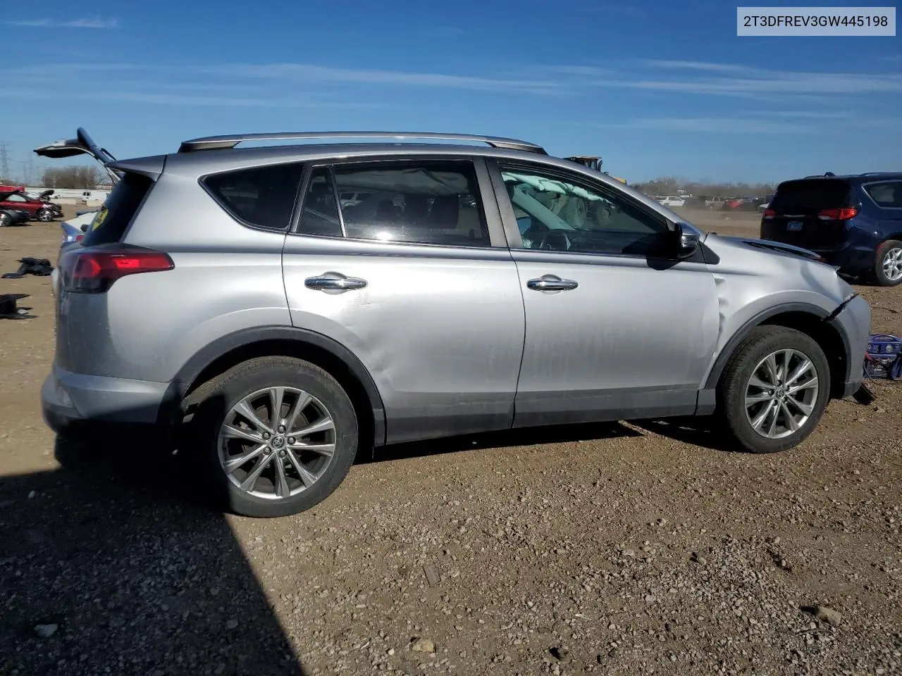 2T3DFREV3GW445198 2016 Toyota Rav4 Limited