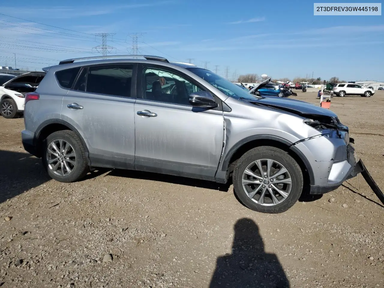 2T3DFREV3GW445198 2016 Toyota Rav4 Limited