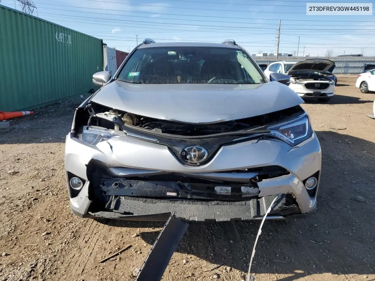 2T3DFREV3GW445198 2016 Toyota Rav4 Limited