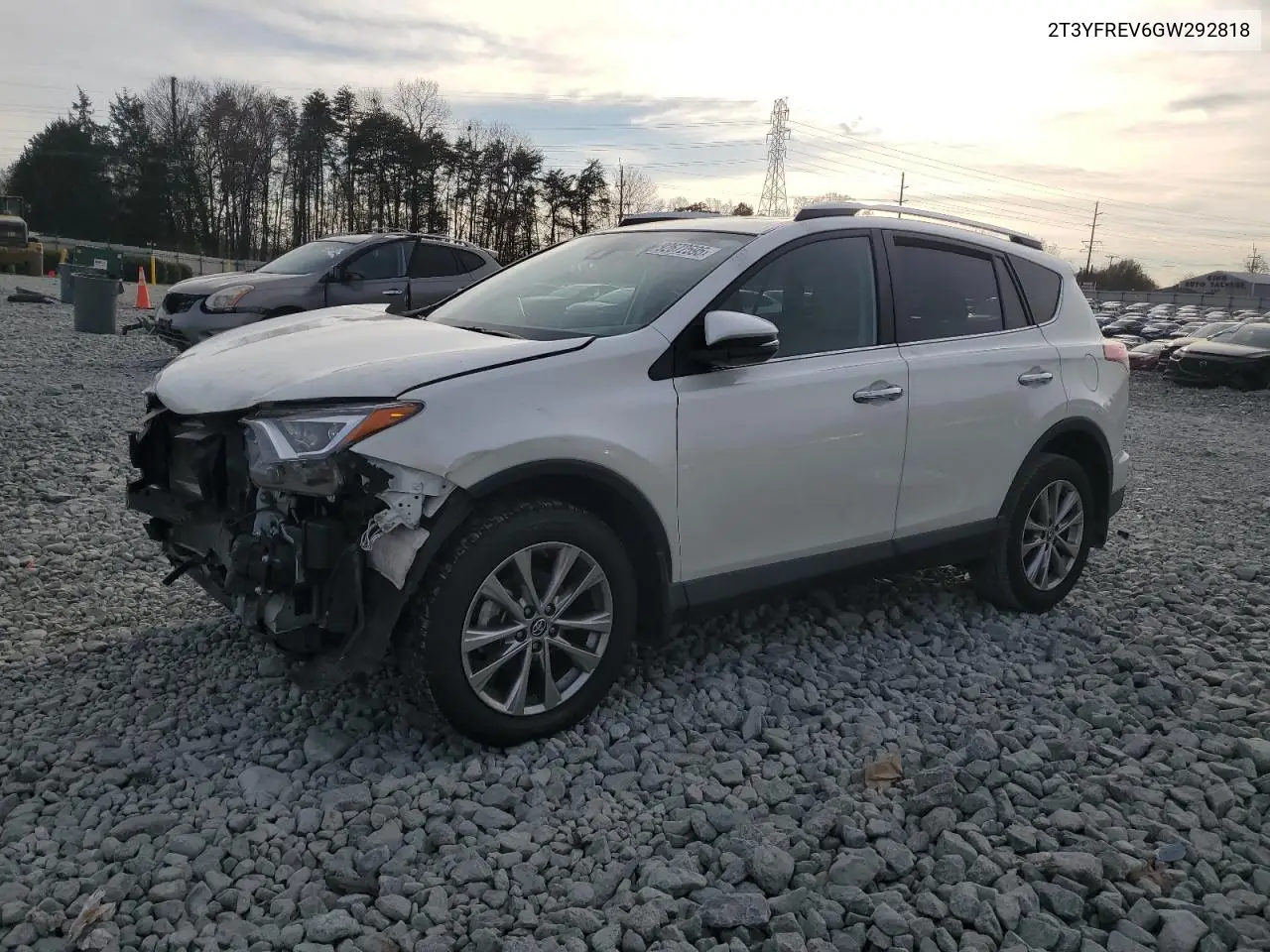 2T3YFREV6GW292818 2016 Toyota Rav4 Limited