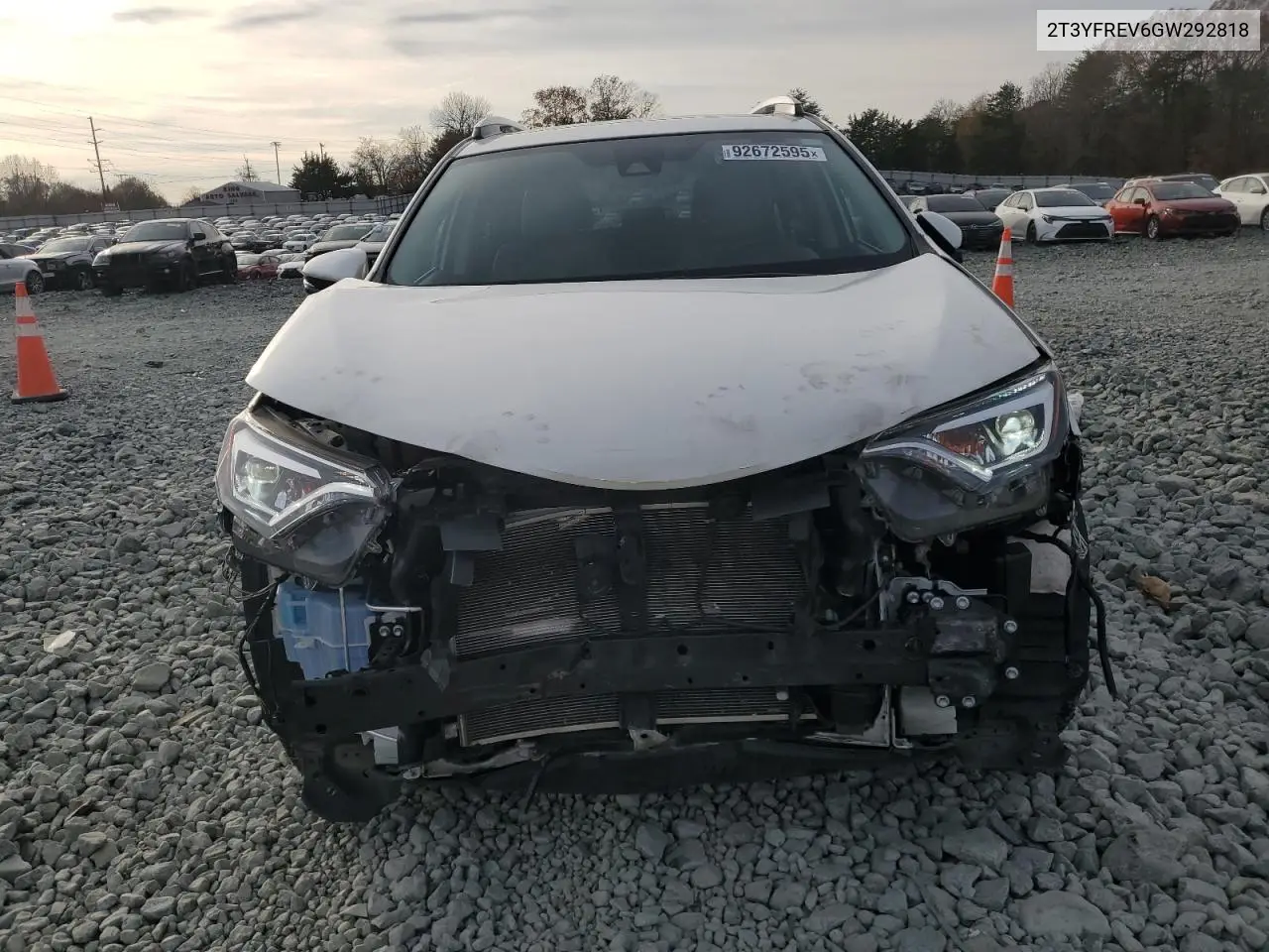 2T3YFREV6GW292818 2016 Toyota Rav4 Limited