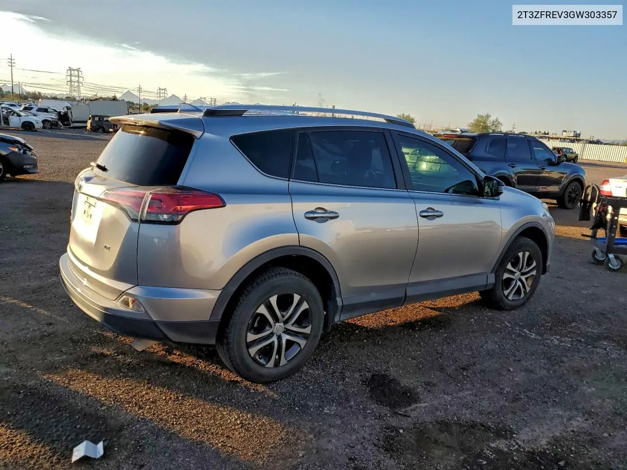 2T3ZFREV3GW303357 2016 Toyota Rav4 Le