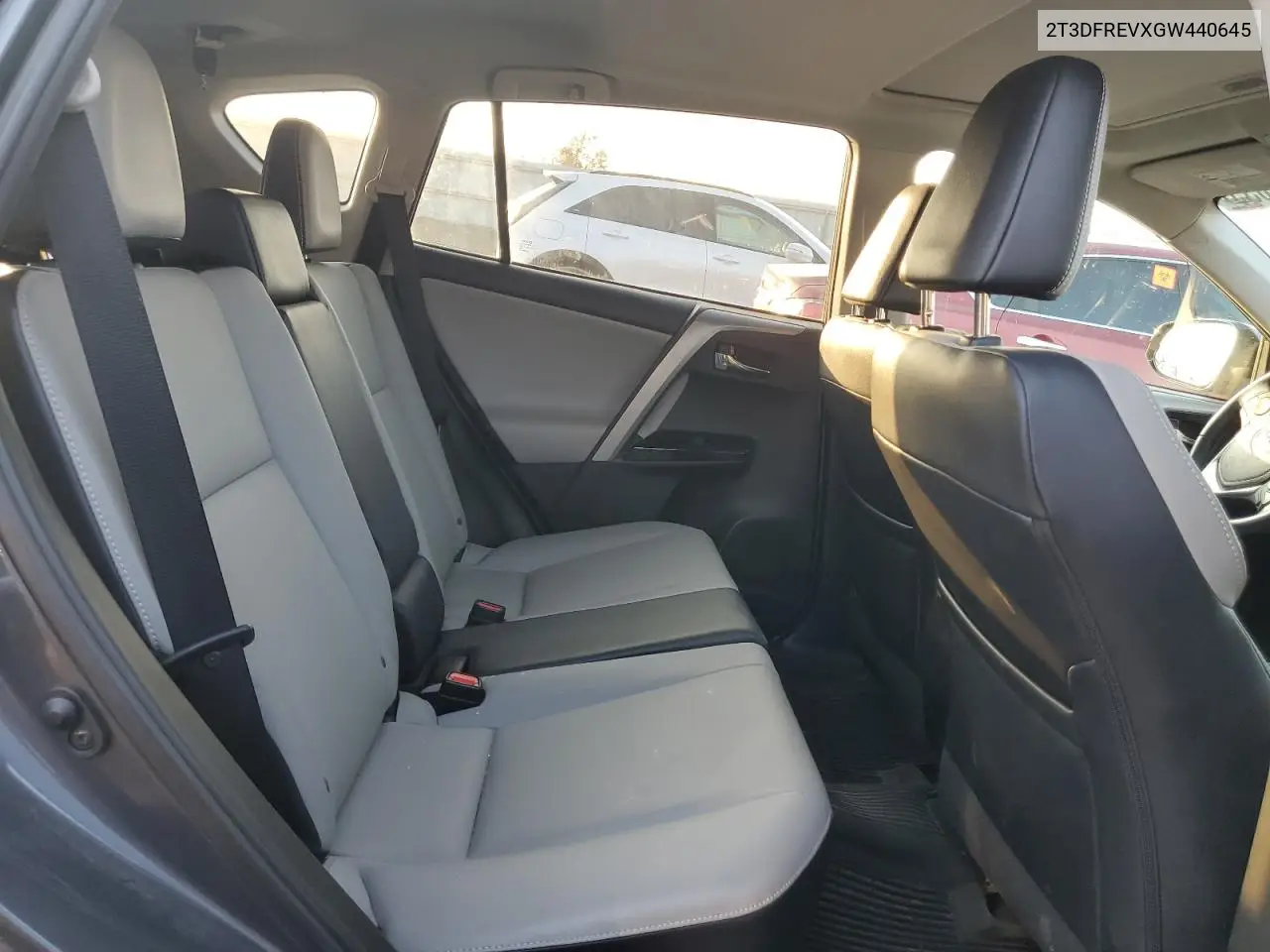 2T3DFREVXGW440645 2016 Toyota Rav4 Limited