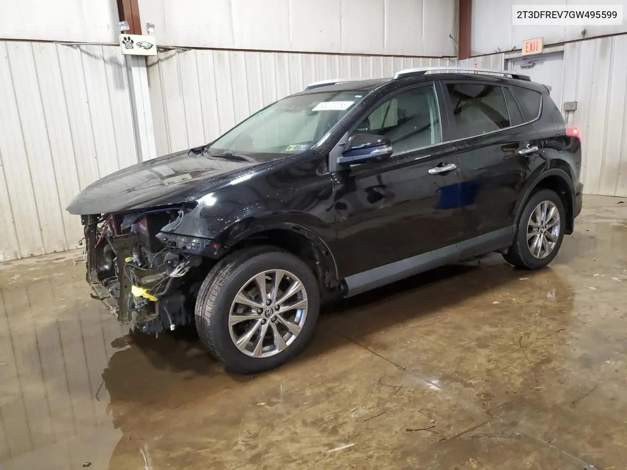 2T3DFREV7GW495599 2016 Toyota Rav4 Limited