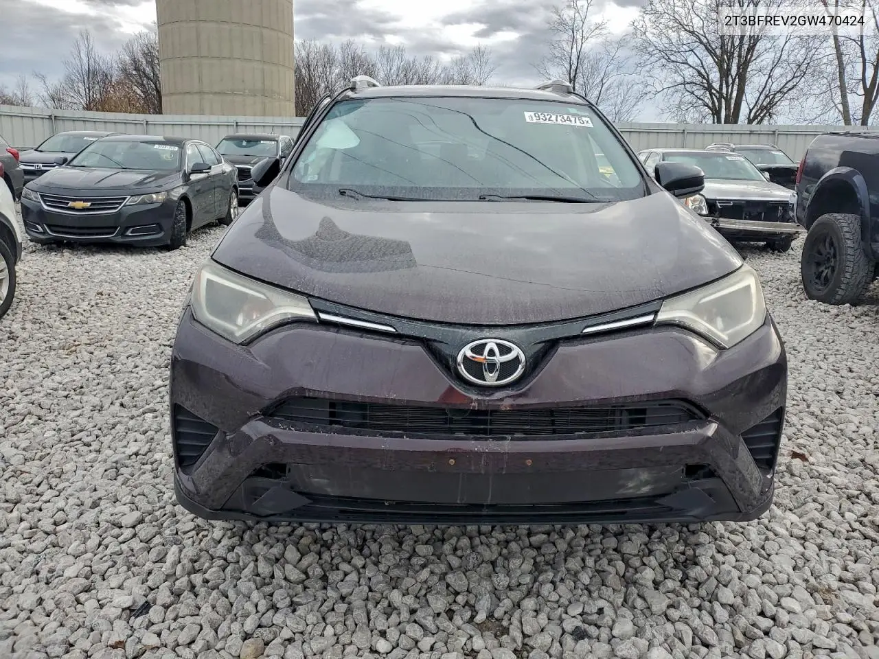 2T3BFREV2GW470424 2016 Toyota Rav4 Le