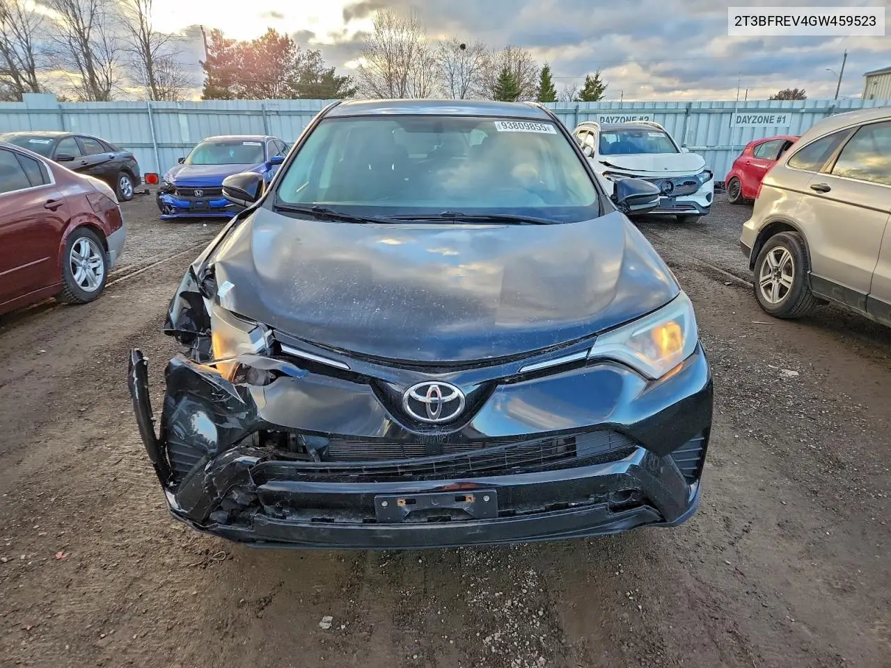 2T3BFREV4GW459523 2016 Toyota Rav4 Le