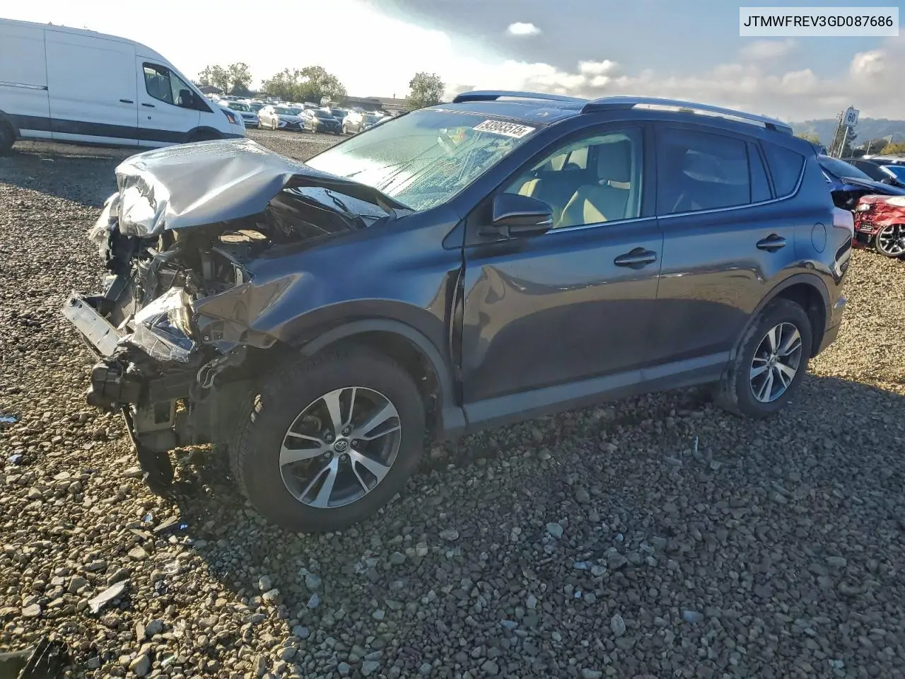 JTMWFREV3GD087686 2016 Toyota Rav4 Xle