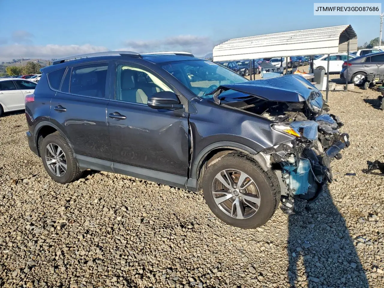 JTMWFREV3GD087686 2016 Toyota Rav4 Xle