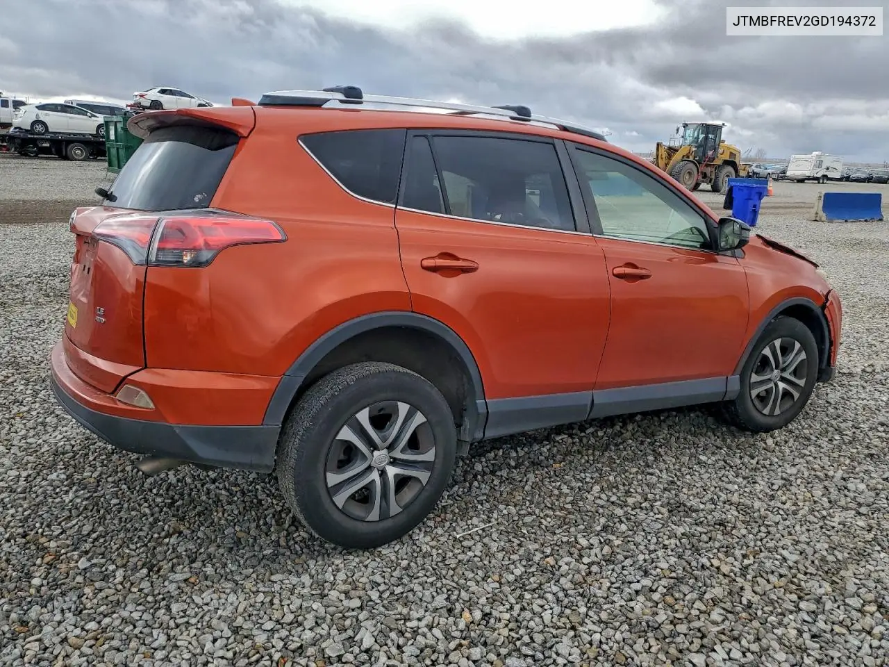 JTMBFREV2GD194372 2016 Toyota Rav4 Le