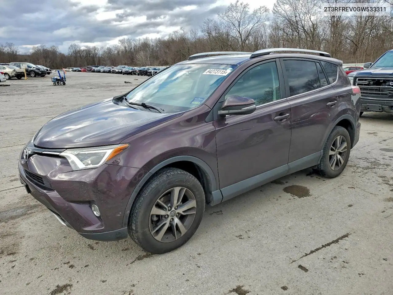 2T3RFREV0GW533311 2016 Toyota Rav4 Xle