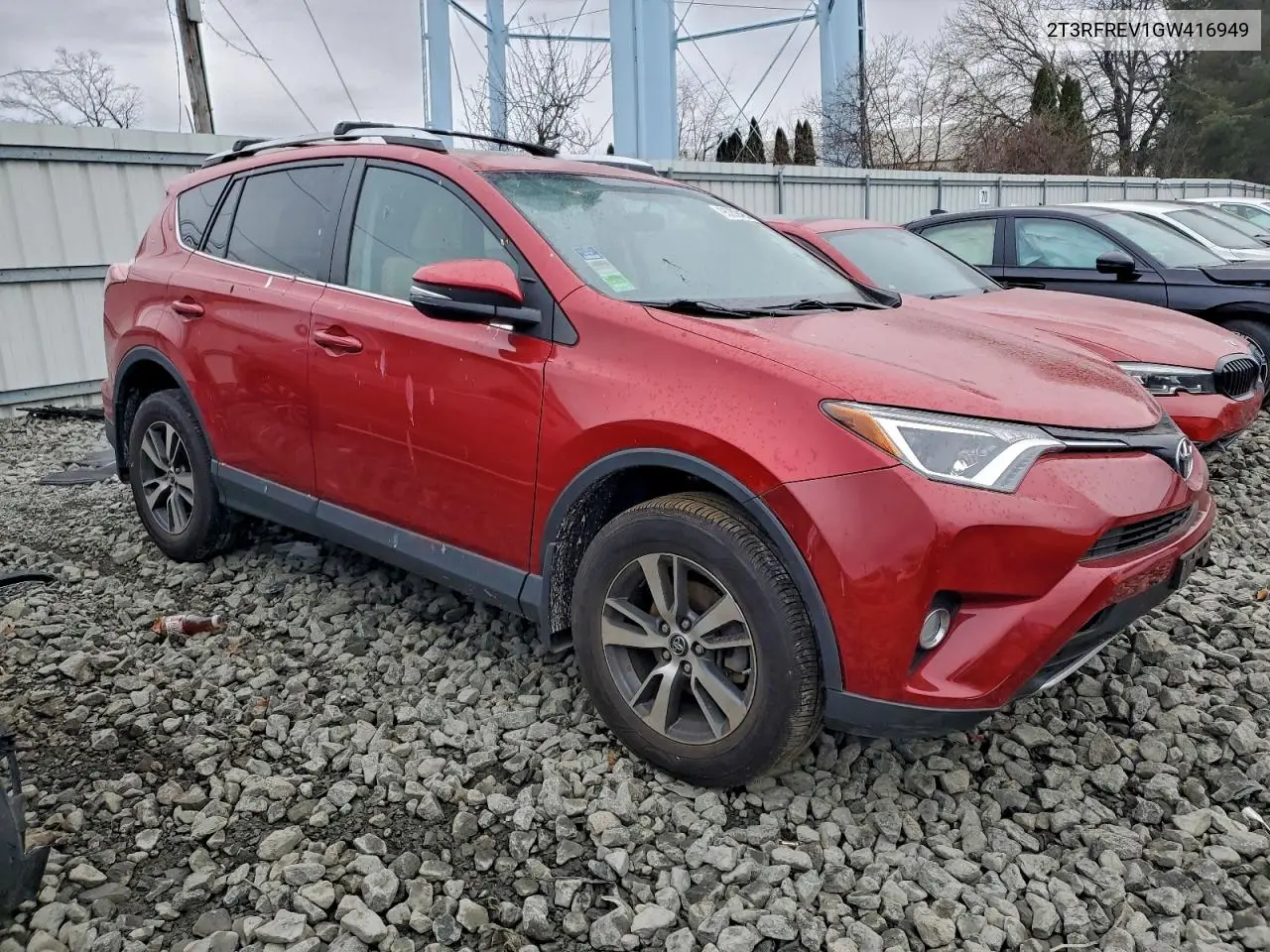 2T3RFREV1GW416949 2016 Toyota Rav4 Xle