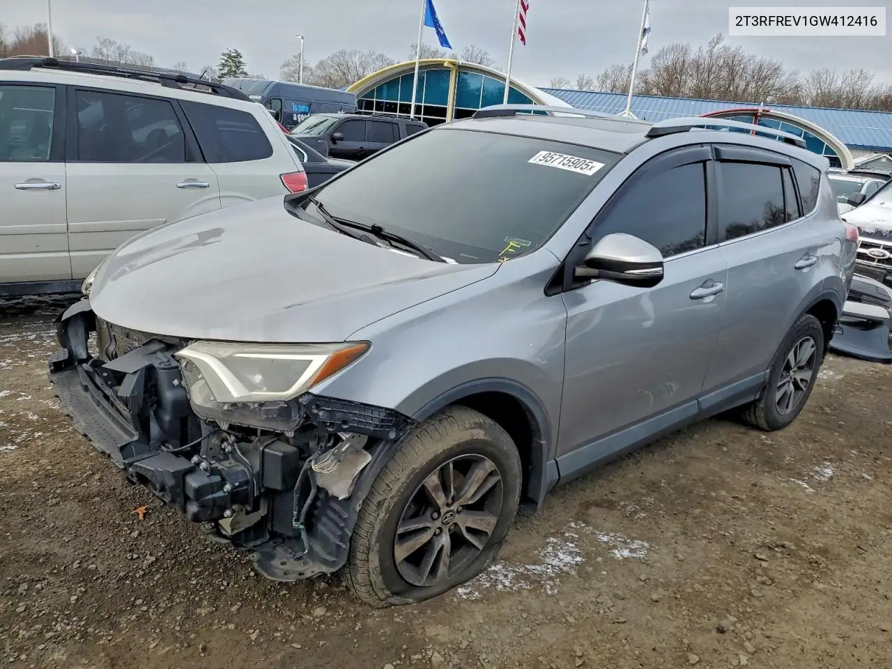 2T3RFREV1GW412416 2016 Toyota Rav4 Xle