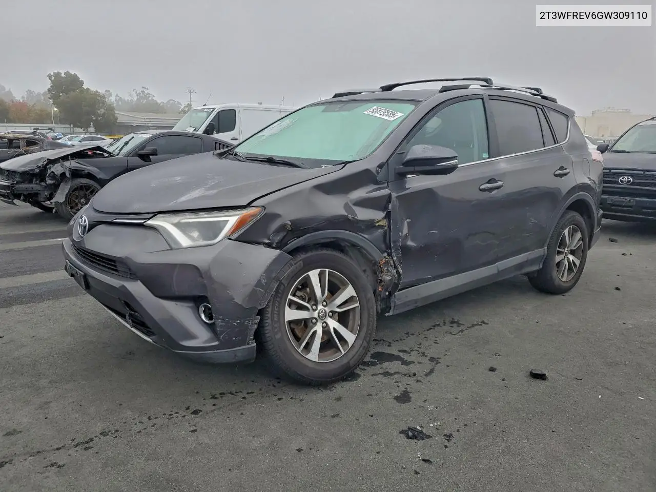 2T3WFREV6GW309110 2016 Toyota Rav4 Xle