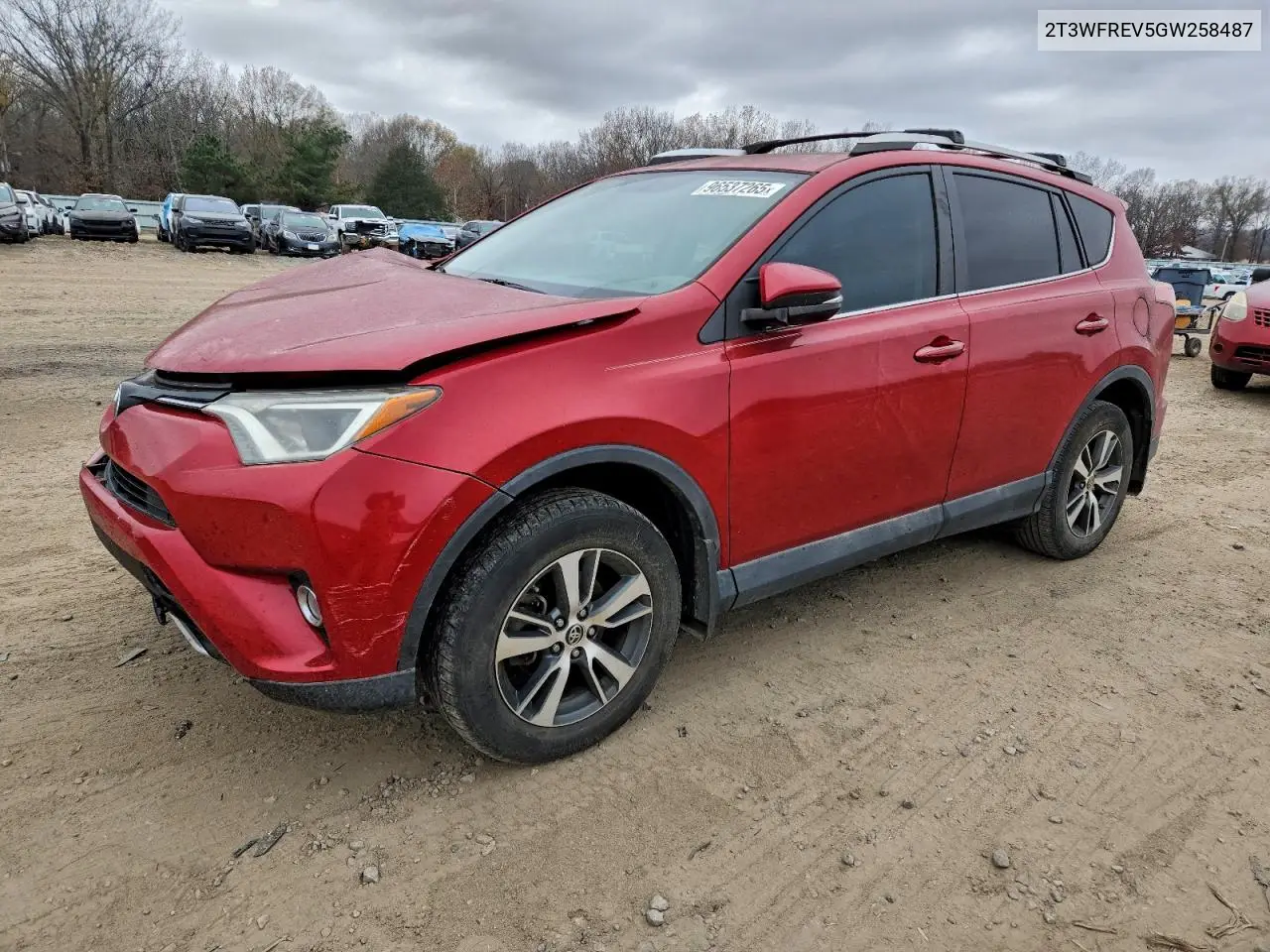 2T3WFREV5GW258487 2016 Toyota Rav4 Xle