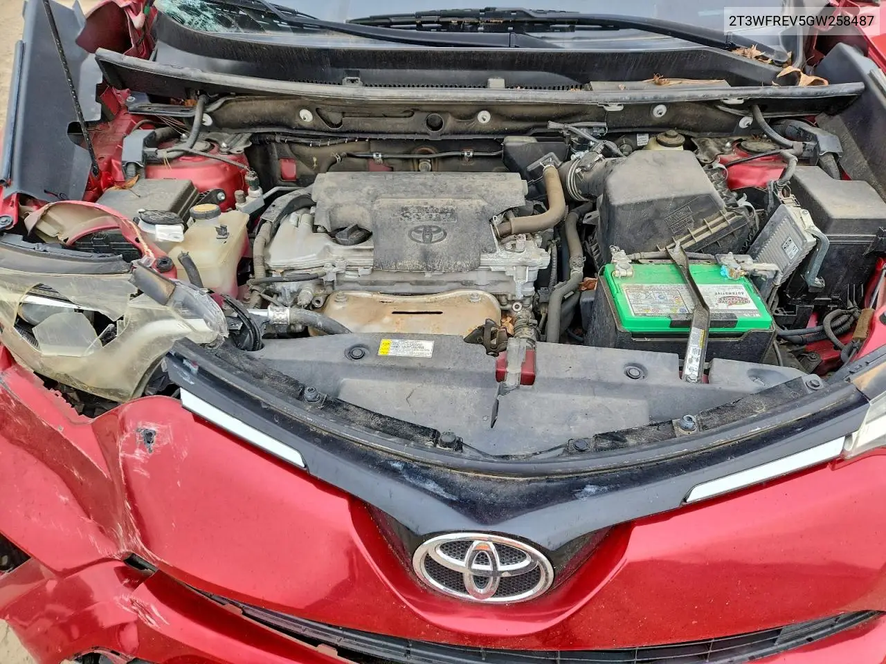 2T3WFREV5GW258487 2016 Toyota Rav4 Xle