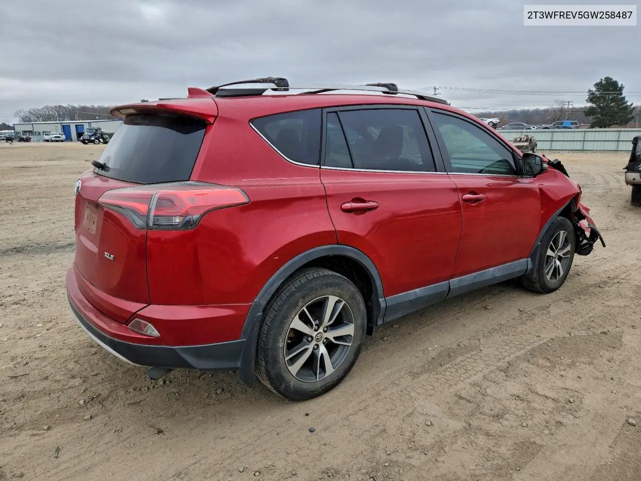 2T3WFREV5GW258487 2016 Toyota Rav4 Xle