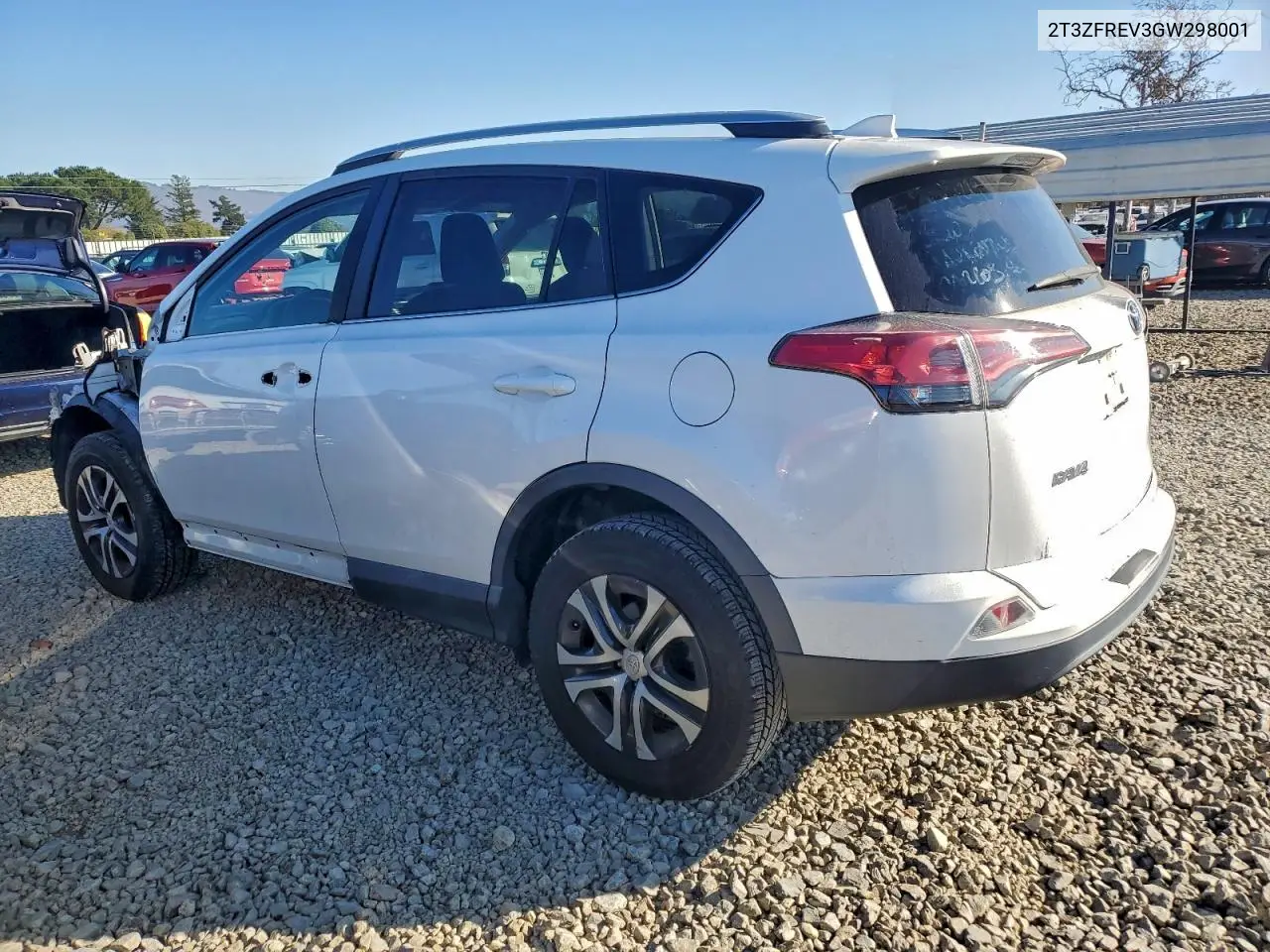2T3ZFREV3GW298001 2016 Toyota Rav4 Le