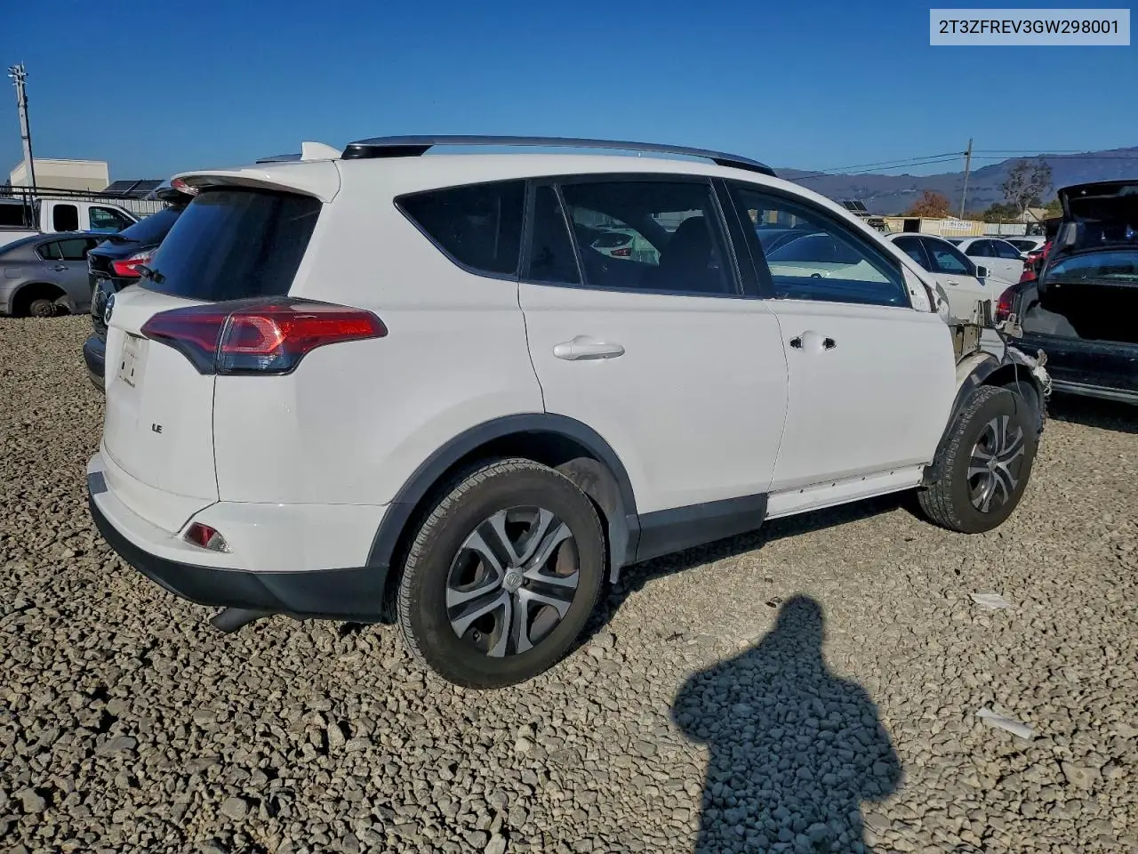 2T3ZFREV3GW298001 2016 Toyota Rav4 Le
