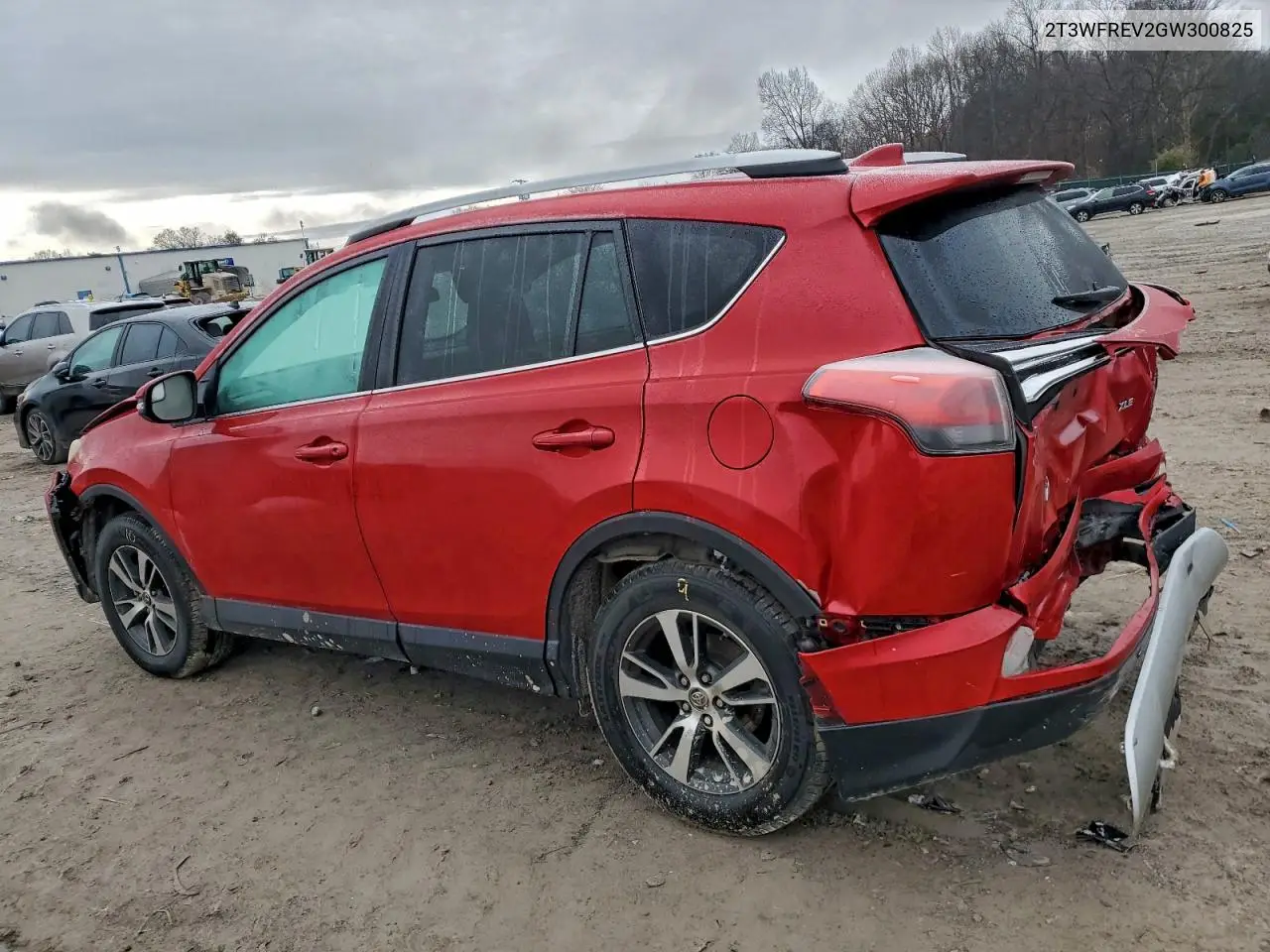 2T3WFREV2GW300825 2016 Toyota Rav4 Xle