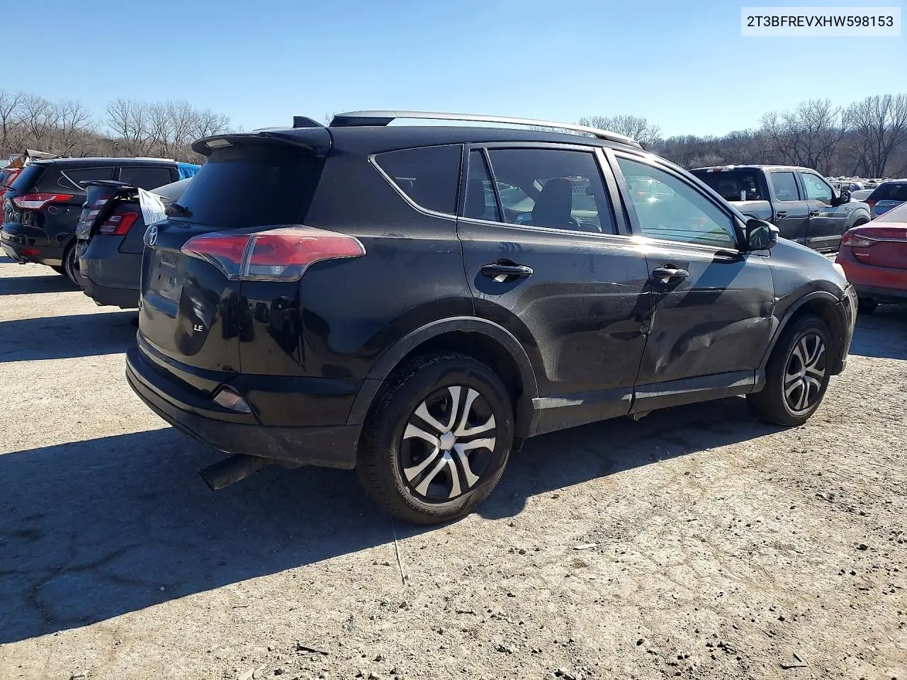 2T3BFREVXHW598153 2017 Toyota Rav4 Le