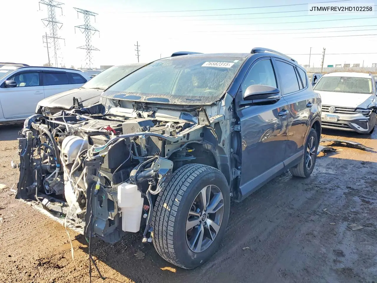 JTMWFREV2HD102258 2017 Toyota Rav4 Xle