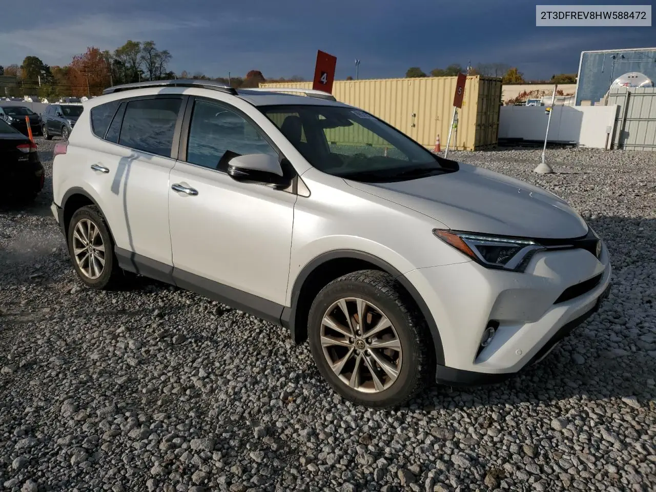2T3DFREV8HW588472 2017 Toyota Rav4 Limited