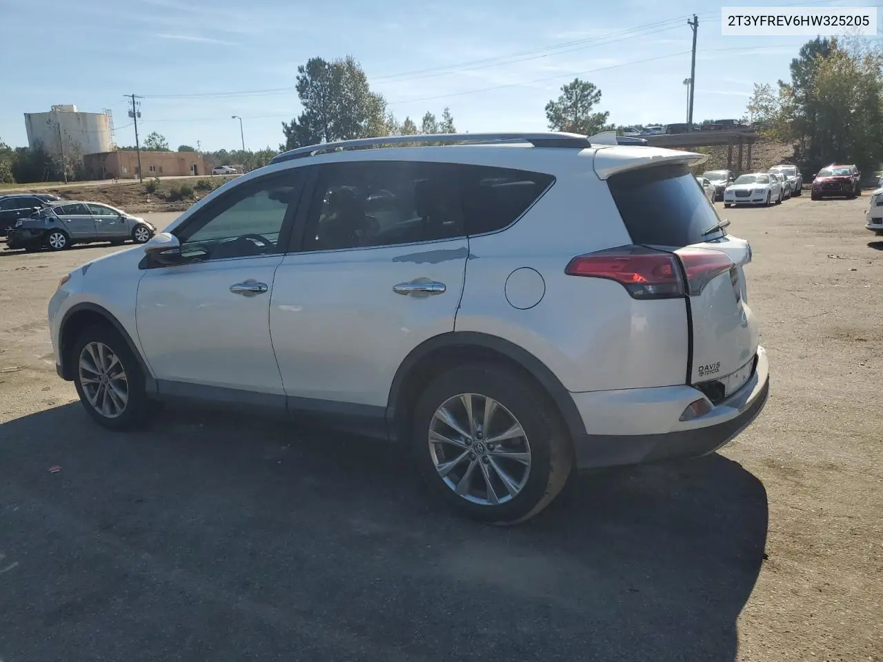 2T3YFREV6HW325205 2017 Toyota Rav4 Limited