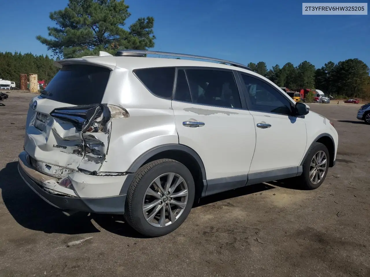2T3YFREV6HW325205 2017 Toyota Rav4 Limited