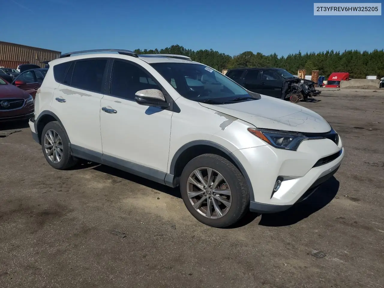 2T3YFREV6HW325205 2017 Toyota Rav4 Limited