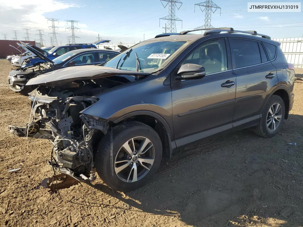 JTMRFREVXHJ131019 2017 Toyota Rav4 Xle