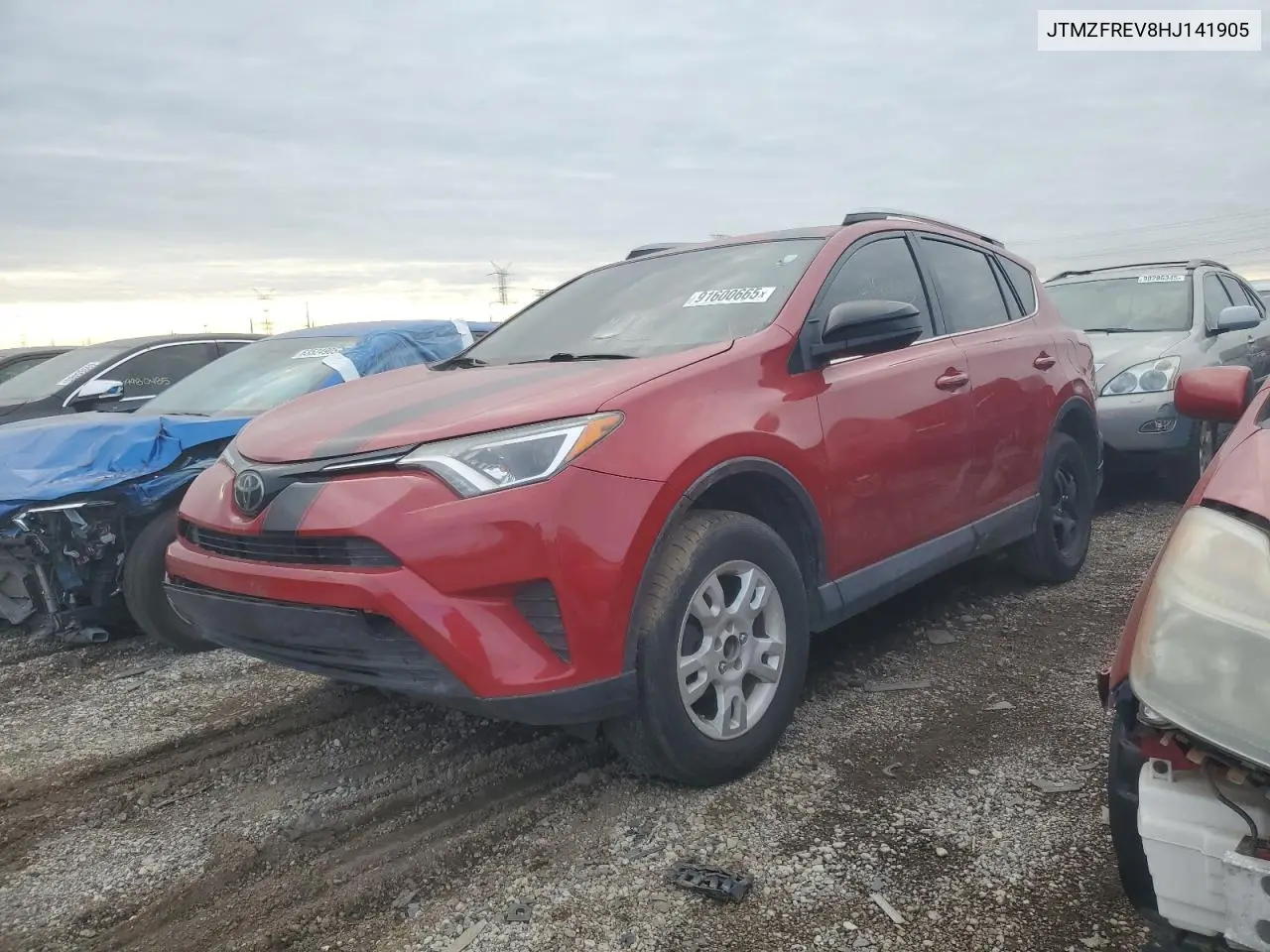 JTMZFREV8HJ141905 2017 Toyota Rav4 Le